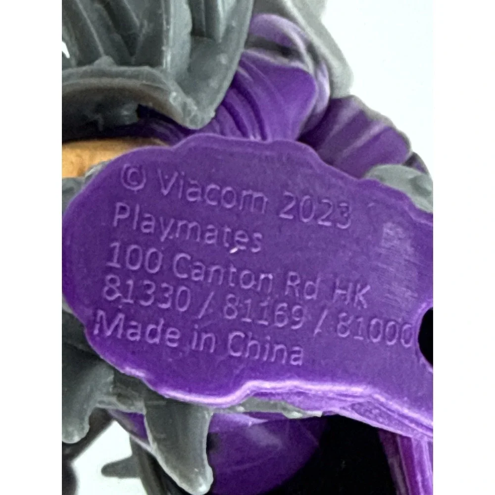 Playmates Super Shredder Action Figure TMNT Vintage Purple Plastic Teenage